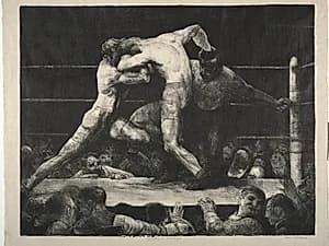 A Stag at Sharkey's by George Bellows (American, 1882–1925)