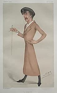 A Symphony (Whistler) by Leslie Matthew (Spy) Ward (British, 1851–1922)