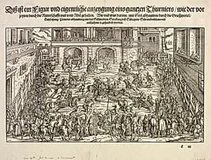 A Tournament by Josse Amman (Swiss, 1539–1591)