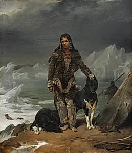 A Woman from the Arctic by Léon Cogniet (French, 1794–1880)