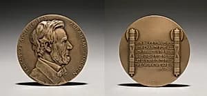 Abraham Lincoln Medal  by Charles Calverley (American, 1833–1914)
