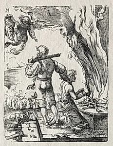 Abraham's Sacrifice by Albrecht Altdorfer (German, c. 1480–1538)