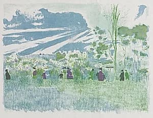 Across the Fields by Edouard Vuillard (French, 1868–1940)