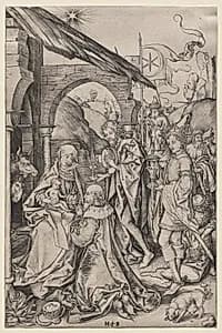 Adoration of the Magi by Martin Schongauer (German, c. 1450–1491)