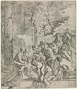 Adoration of the Magi by Pietro Testa (Italian, 1612–1650)