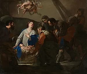Adoration of the Shepherds by Bernardo Cavallino (Italian, 1616–1656)
