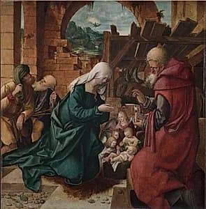 Adoration of the Shepherds by Hans Leonhard Schäufelein (German)