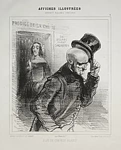 Affliches Illustrées by Paul Gavarni (French, 1804–1866)