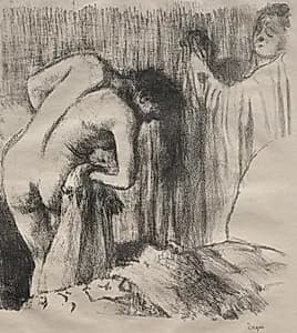 After the Bath III by Edgar Degas (French, 1834–1917)