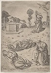 Agony in the Garden by Francesco Rosselli (Italian, 1448-before 1513)