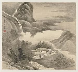 Album of Landscapes: Leaf 5 by Wang Gai (Chinese, active c. 1677–1705)