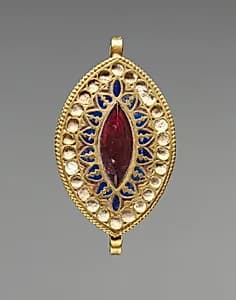 Almond-Shaped Pendant by Unknown Artist