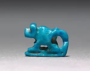 Amulet of a Walking Baboon by Unknown Artist