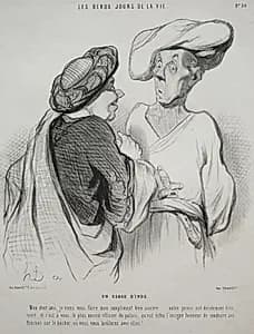 An Indian Custom by Honoré Daumier (French, 1808–1879)