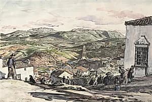 Andalusia, Spain by Muirhead Bone (British, 1876–1953)