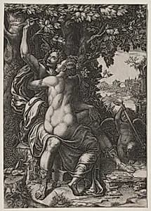 Angelica and Medoro by Giorgio Ghisi (Italian, 1520–1582)
