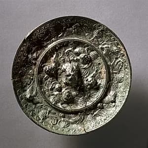 Animal-and-Grape Mirror by Unknown Artist