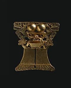 Animal-Headed Figure Pendant by Unknown Artist