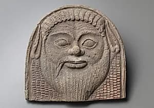 Antefix with Satyr Face by Unknown Artist