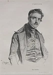 Antoine-Louis Barye by Jean Francois Gigoux (French, 1806–1894)