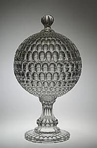 Argus Covered Compote by Bakewell, Pears and Company (American)
