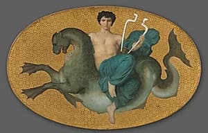 Arion on a Sea Horse by William Adolphe Bouguereau (French, 1825–1905)