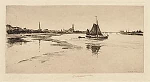 Arnheim on the Rhine by Charles Adams Platt (American, 1861–1933)