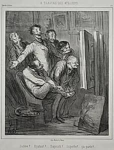 Around the Studios by Honoré Daumier (French, 1808–1879)