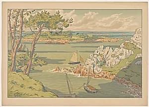 Aspects of Nature: The Island by Henri Rivière (French, 1864–1951)