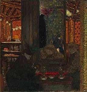 At the Café by Edouard Vuillard (French, 1868–1940)