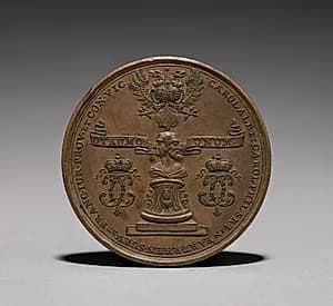 Augsburg Medal (reverse) by Thiebaud (French)