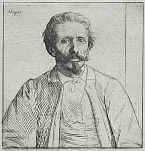 Auguste Delâtre by Alphonse Legros (French, 1837–1911)