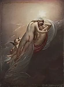 Aurora and Cephalus by Anne-Louis Girodet de Roucy-Trioson (French, 1767–1824)