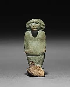 Baboon-Falcon Hybrid Amulet by Unknown Artist