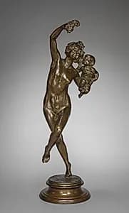 Bacchante and Infant Faun by Frederick William MacMonnies (American, 1863–1937)