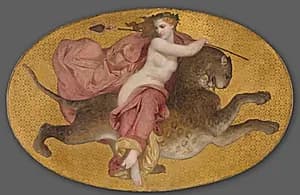 Bacchante on a Panther by William Adolphe Bouguereau (French, 1825–1905)