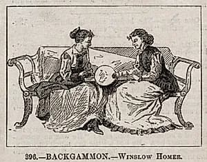 Backgammon by Winslow Homer (American, 1836–1910)