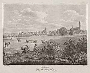 Baiern, Stadt Straubing by Jakob Alt (Austrian, 1789–1872)