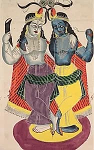 Balarama and Krishna by Unknown Artist