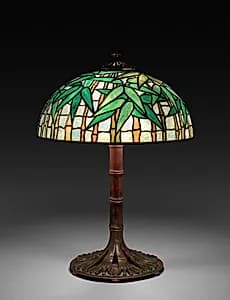 Bamboo Table Lamp by Clara Wolcott Driscoll (American, 1861–1944)
