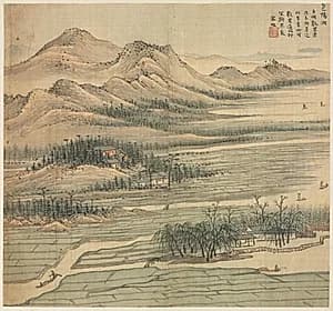 Baoyang Lake by Song Xu (Chinese, 1525-c. 1606)