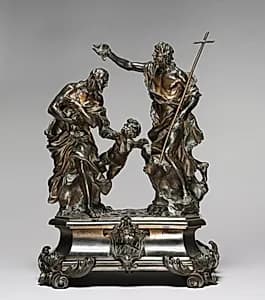 Baptism of Christ by Alessandro Algardi (Italian, 1598–1654)