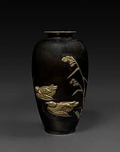 Bas relief Vase by Unknown Artist