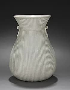 Basket Shaped Vase: Ding Ware by Unknown Artist