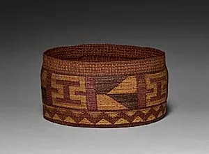 Basket with Raffle Top by Unknown Artist