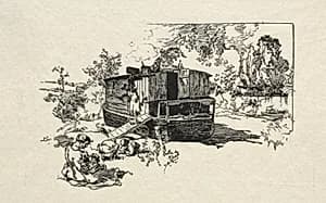 Bateau logement by Auguste Louis Lepère (French, 1849–1918)