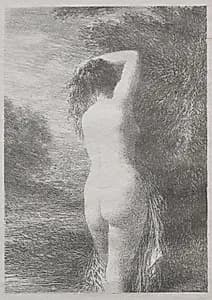 Bather Standing by Henri Fantin-Latour (French, 1836–1904)