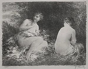 Bathers by Henri Fantin-Latour (French, 1836–1904)