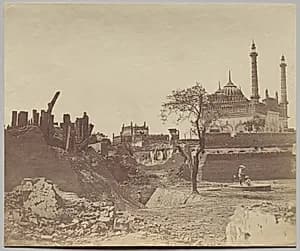 Battery Near the Begum Kotie by Felice A. Beato (British, 1830–1906)