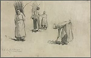 Bavarian Peasants by Robert A. Eichelberger (American, 1890)